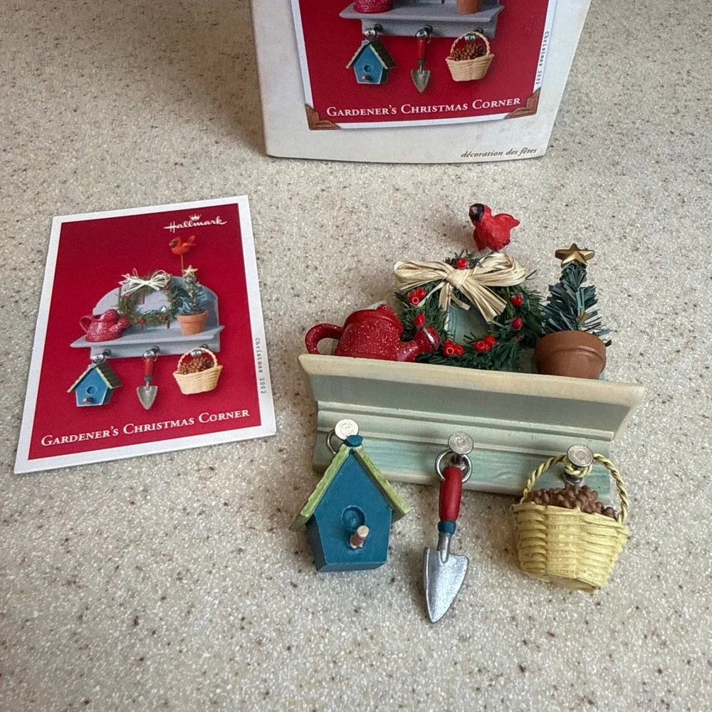 Hallmark Keepsake Ornament 2002 Gardener's Christmas Corner Tammy Haddix Boxed